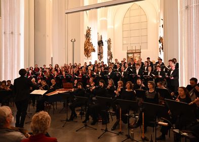 Leipziger Universitätschor und Pauliner Barockensemble im Paulinum, Foto: Felix Büttner